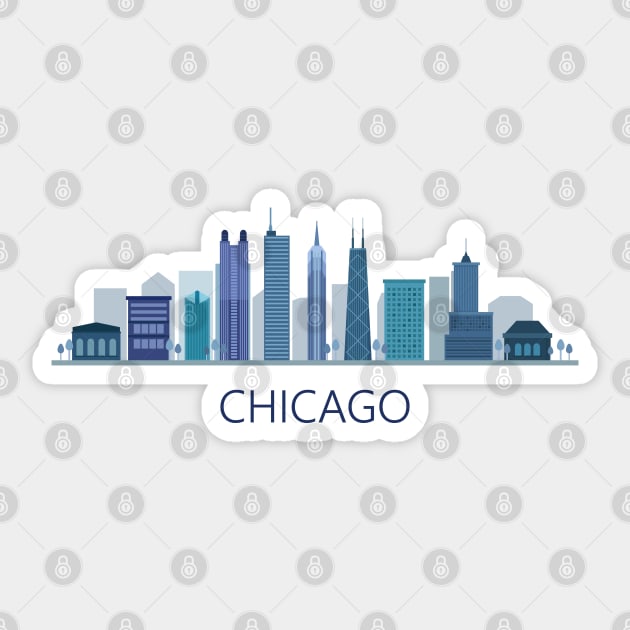 Chicago Sticker by TambuStore